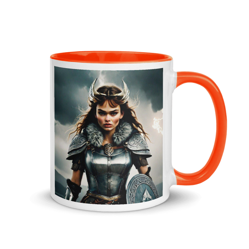 Hero Portrait - Color Inside Mug 11oz