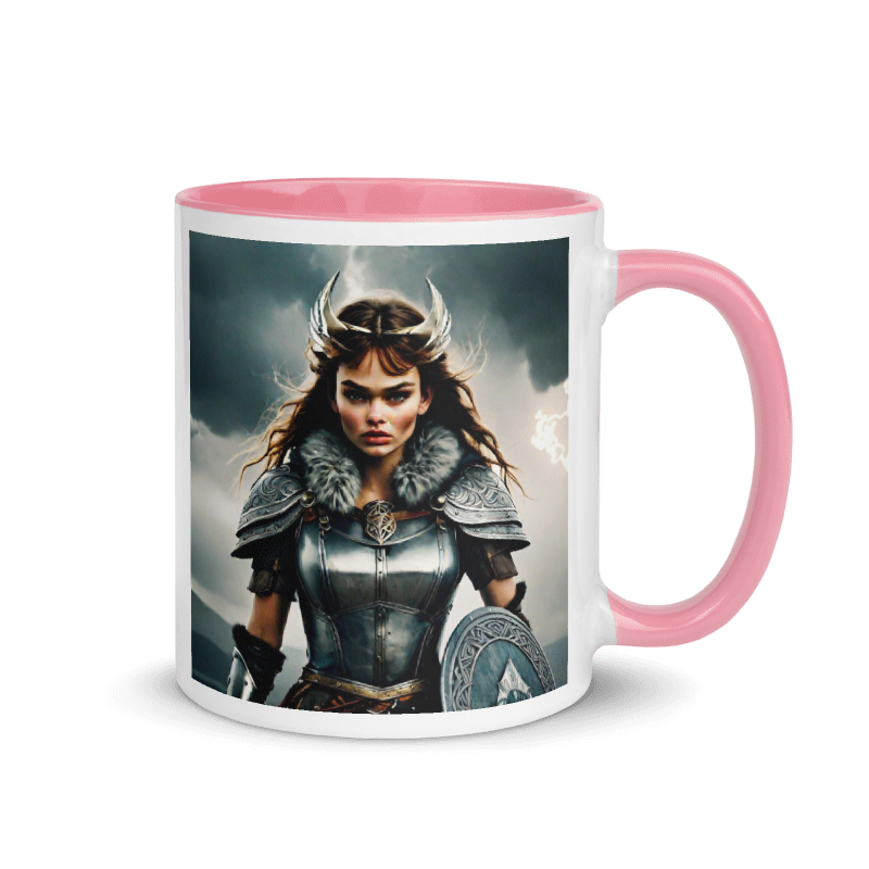 Hero Portrait - Color Inside Mug 11oz