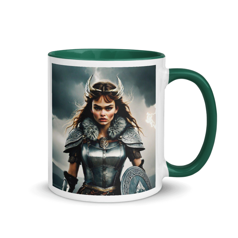 Hero Portrait - Color Inside Mug 11oz