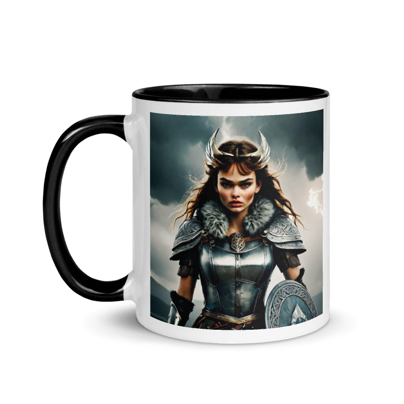 Hero Portrait - Color Inside Mug 11oz
