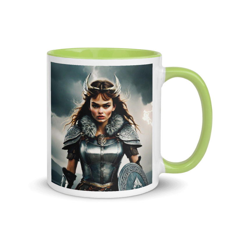 Hero Portrait - Color Inside Mug 11oz