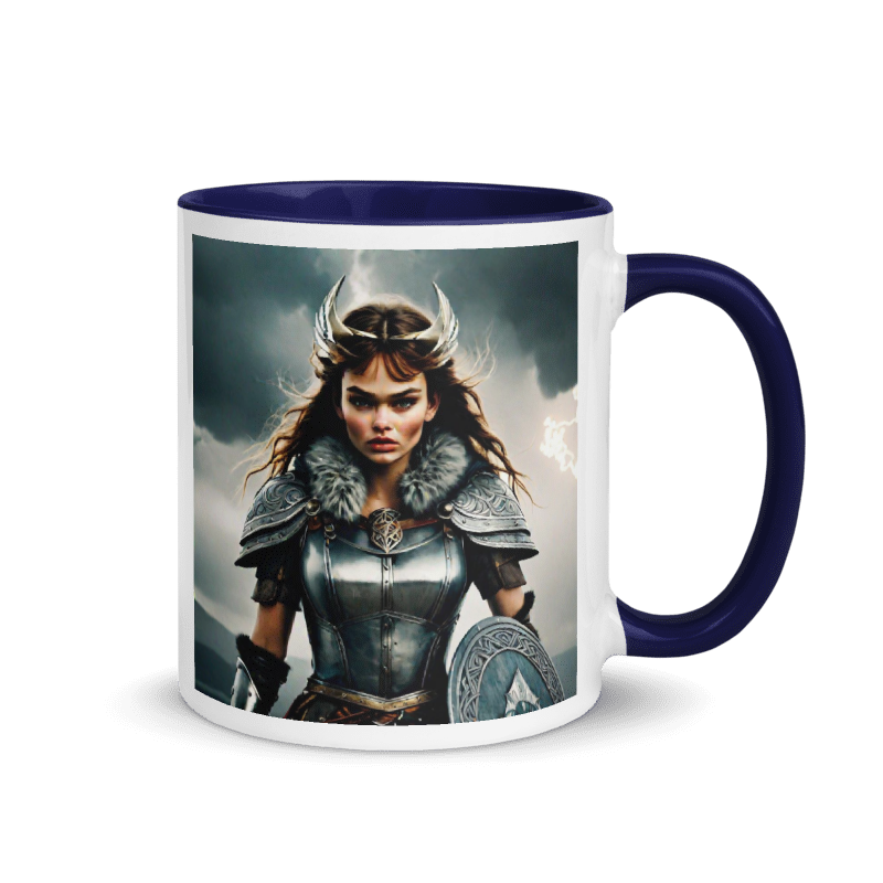Hero Portrait - Color Inside Mug 11oz