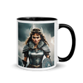 Hero Portrait - Color Inside Mug 11oz