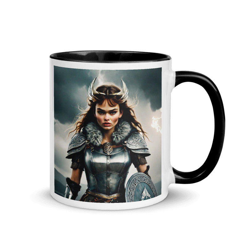 Hero Portrait - Color Inside Mug 11oz