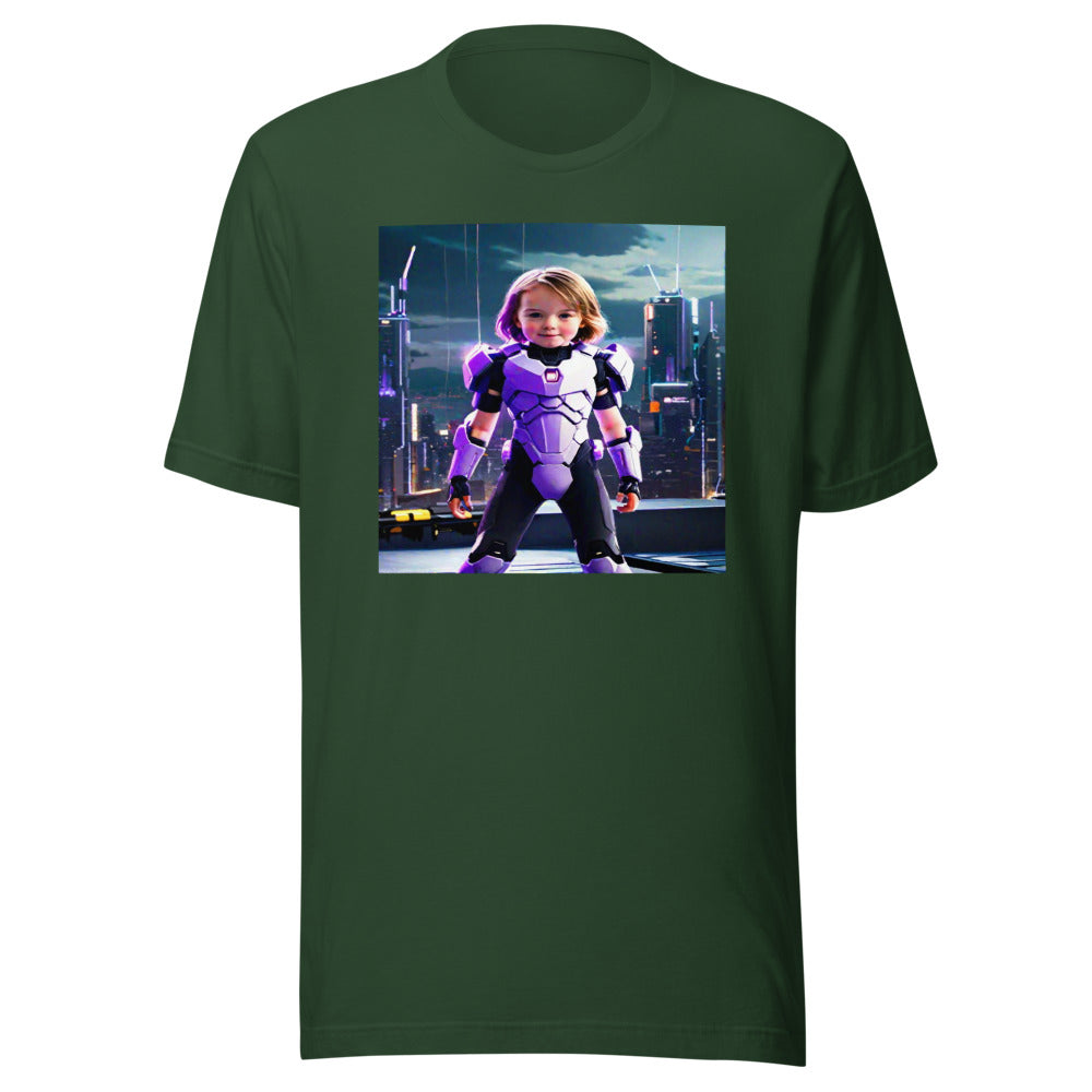 Forest youth tee - futuristic warrior