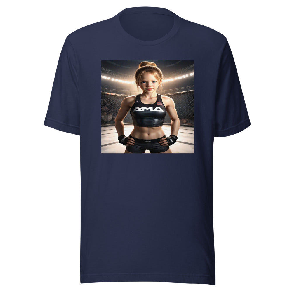Navy youth tee - cage fighter warrior
