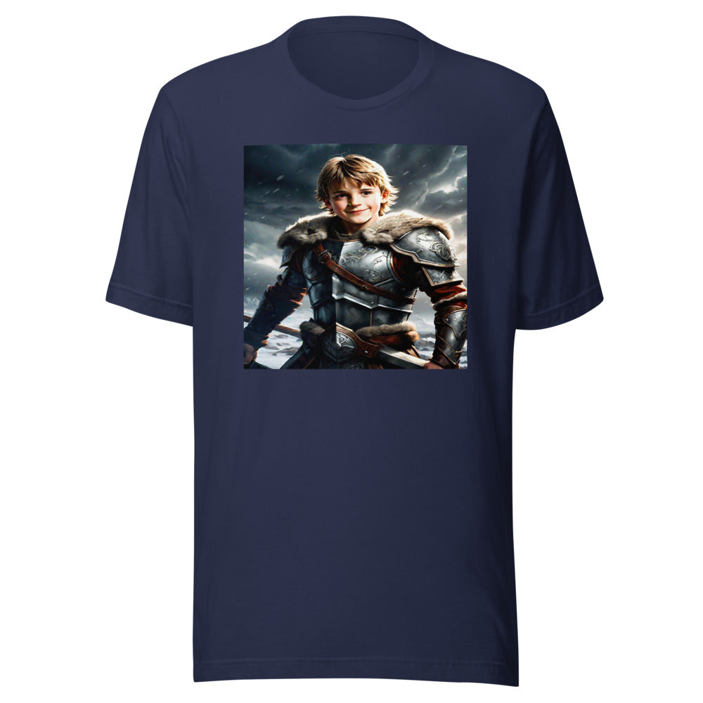 Navy youth tee - viking warrior