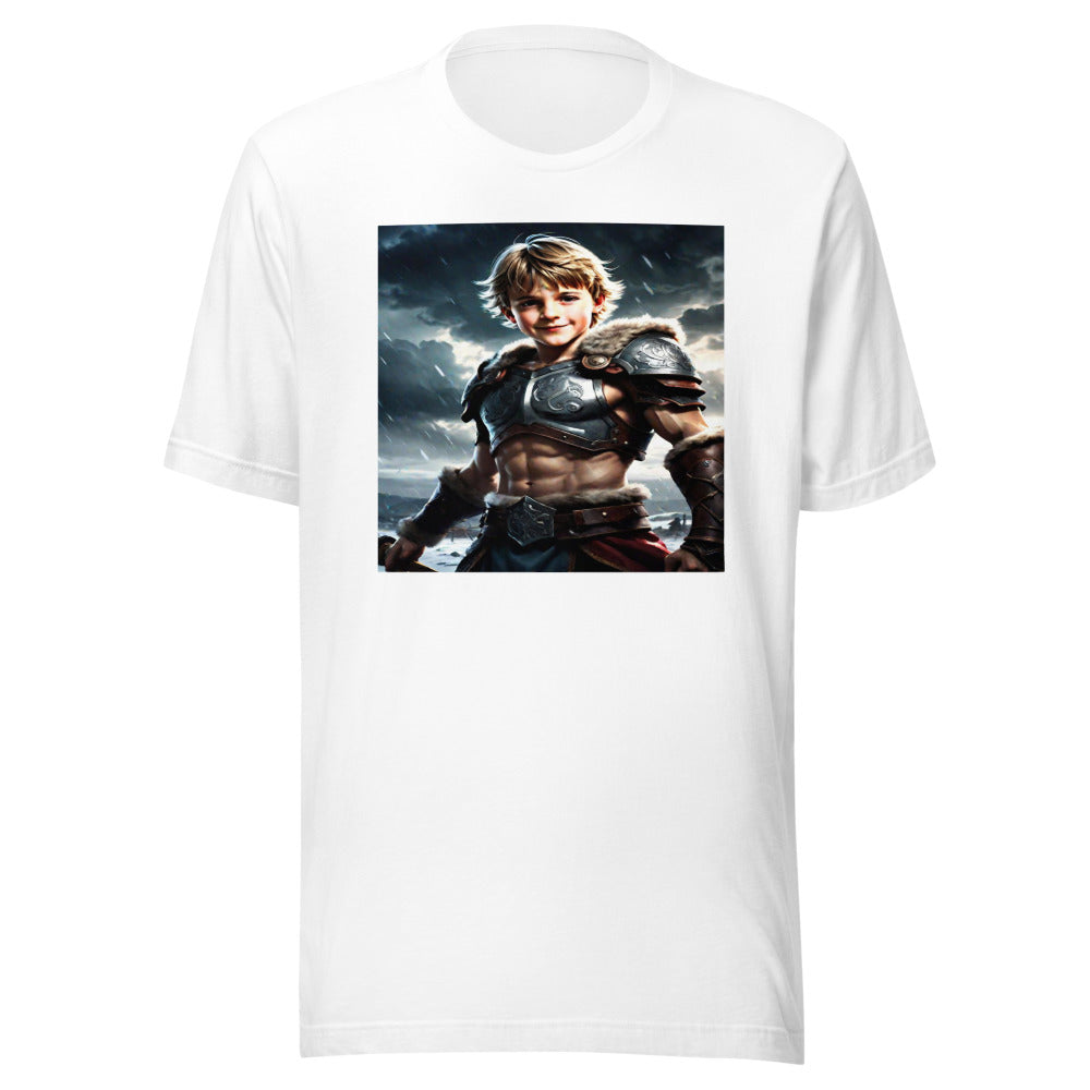 White youth tee - viking warrior