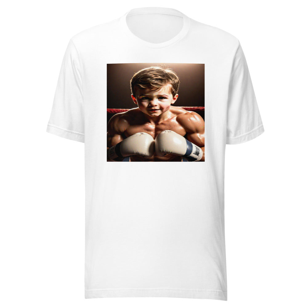 White youth tee - boxing warrior